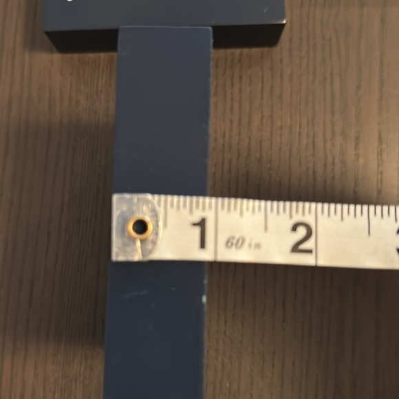 Grateful Hearts gather here Navy Blue with white lettering 4” x 4” x 1” NWT - Picture 10 of 10